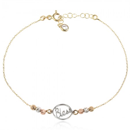 Златна гривна BLESS