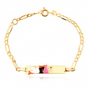 Златна детска гривна New Baby