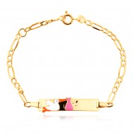 Златна детска гривна New Baby Златна детска гривна New Baby