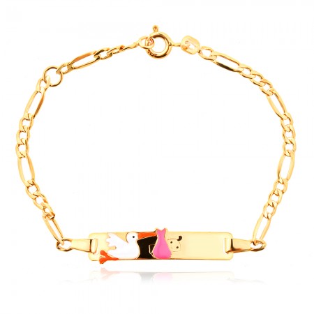 Златна детска гривна New Baby Златна детска гривна New Baby