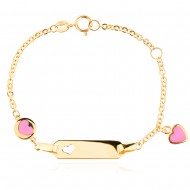 Златна детска гривна Baby Heart Златна детска гривна Baby Heart