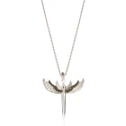 Сребърно колие Angel Wings