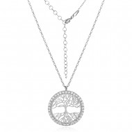 Сребърно колие Tree of Life