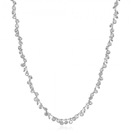 Сребърно колие Zirconia