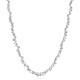Сребърно колие Zirconia - Black Friday