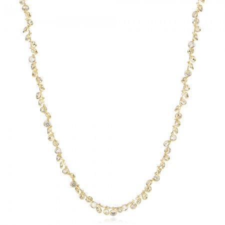 Сребърно колие Zirconia