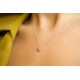 Сребърнo колие Heart Swarovski (Колиета) Сребърнo колие Heart Swarovski - Колиета