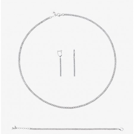 Сребърeн комплект Тopic one