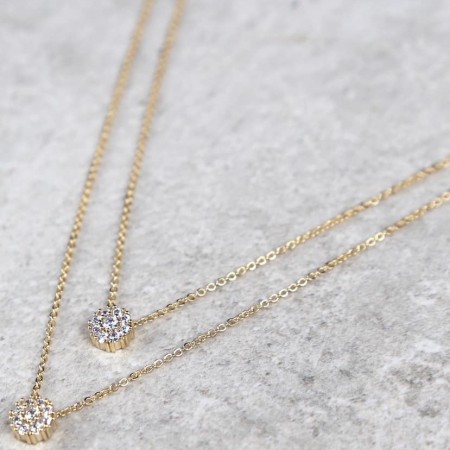 Сребърнo колие Shine