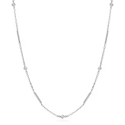 Сребърно колие Line Brilliance