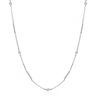 Сребърно колие Line Brilliance