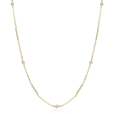 Сребърно колие Line Brilliance Сребърно колие Line Brilliance