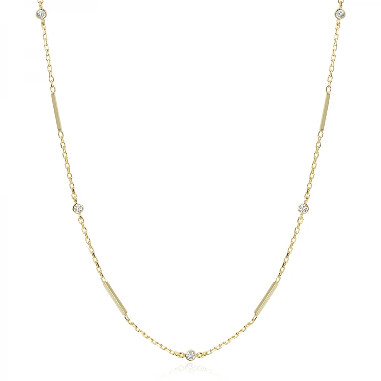 Сребърно колие Line Brilliance Сребърно колие Line Brilliance