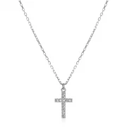 Сребърно колие Cross
