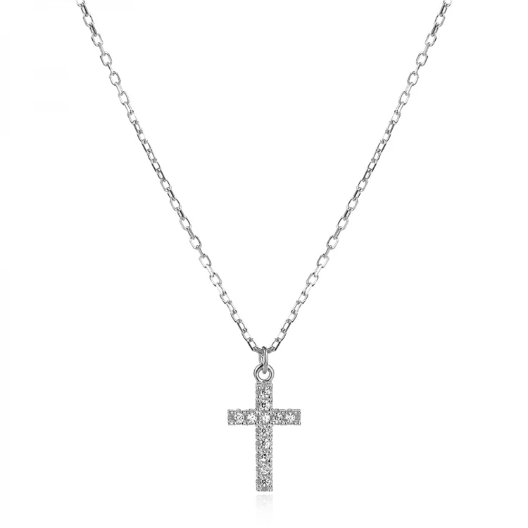 Сребърно колие Cross