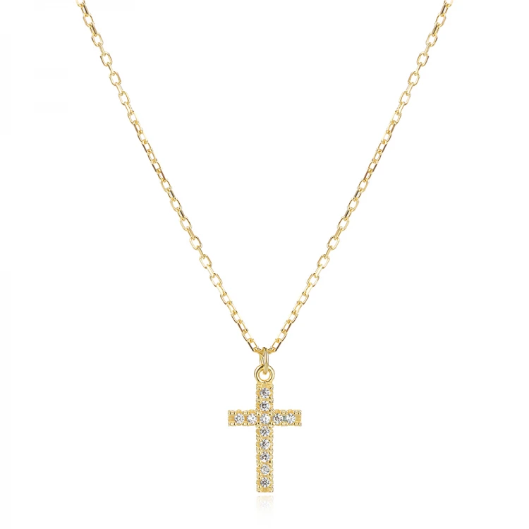 Сребърно колие Cross