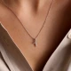 Сребърно колие Cross