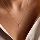 Сребърно колие Cross