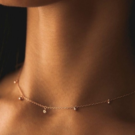 Сребърно колие Mini Glob