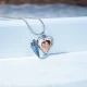Сребърно колие Heart Photo Locket