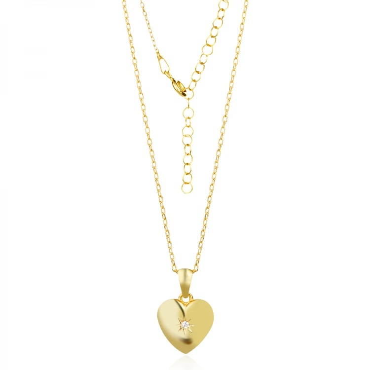 Сребърно колие Heart Photo Locket