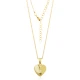 Сребърно колие Heart Photo Locket
