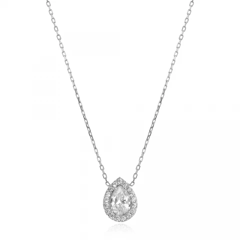 Сребърно колие Luxe