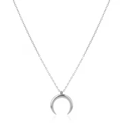 Сребърно колие Moon 