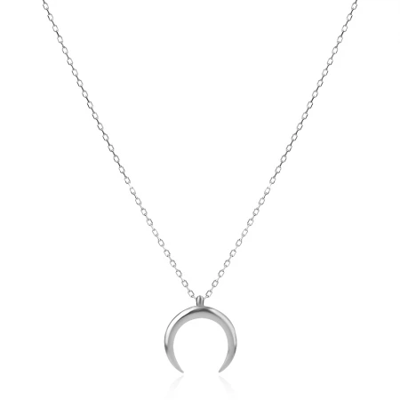 Сребърно колие Moon 