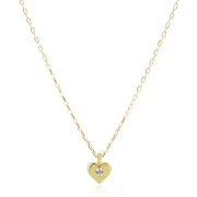 Сребърно колие Mini Heart Оne