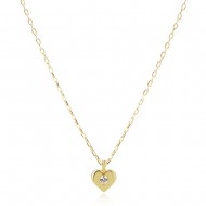 Сребърно колие Mini Heart Оne