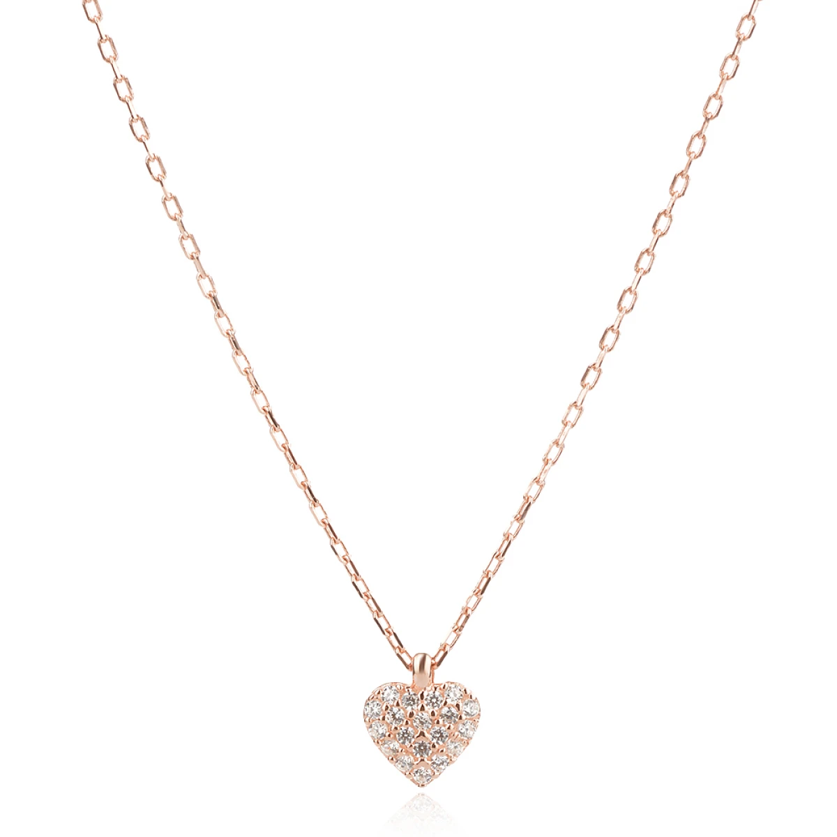 Сребърно колие Mini Heart All