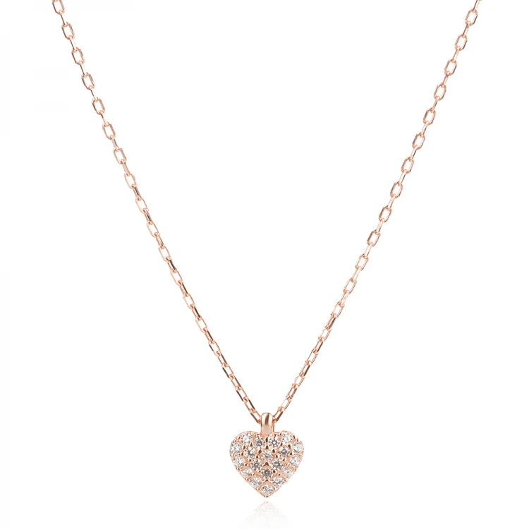 Сребърно колие Mini Heart All