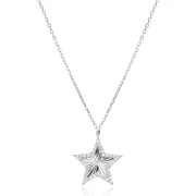 Сребърно колие Shining Star