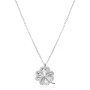 Сребърно колие Shining Clover