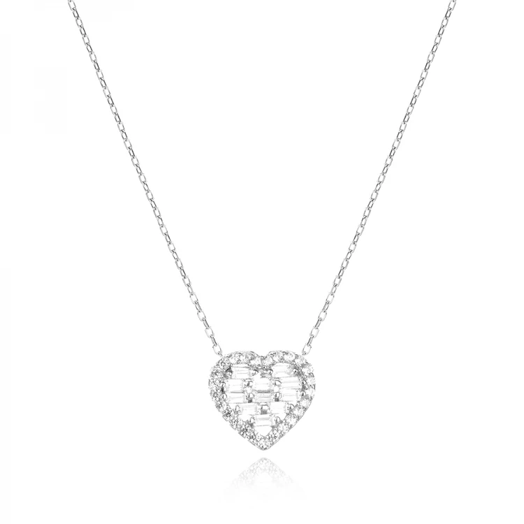 Сребърно колие Luxury Heart Сребърно колие Luxury Heart