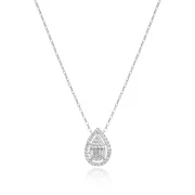 Сребърно колие Luxury Drop