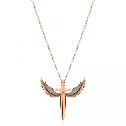 Сребърно колие Angel Wings