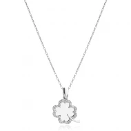 Сребърно колие Polished Clover Сребърно колие Polished Clover
