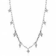 Сребърно колие Shining Star