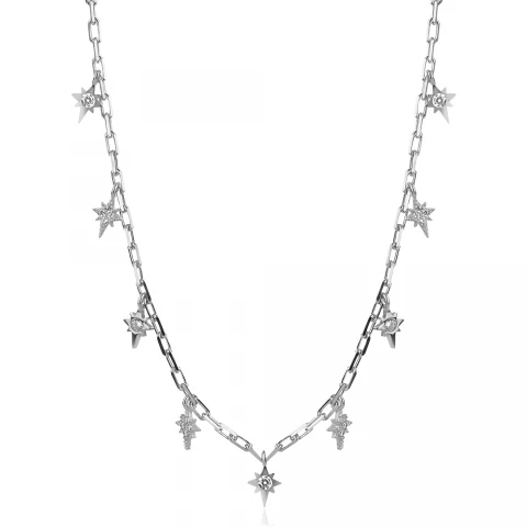 Сребърно колие Shining Star