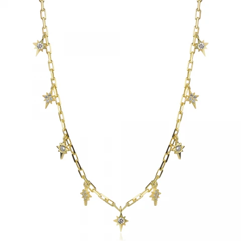 Сребърно колие Shining Star