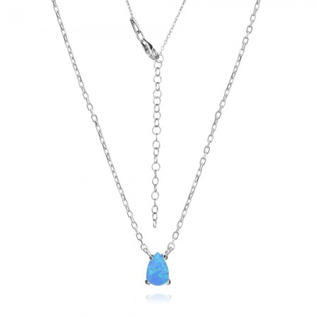 Сребърно Колие Opal
