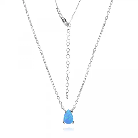 Сребърно Колие Opal