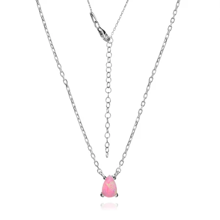 Сребърно Колие Opal