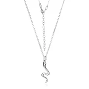 Сребърно Колие Snake