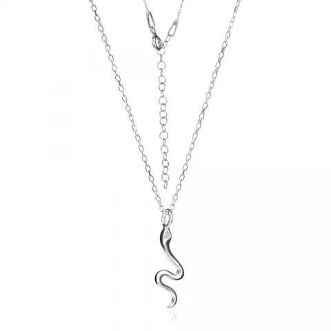 Сребърно Колие Snake
