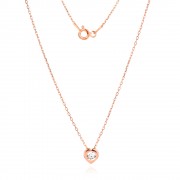 Сребърно колие Mini Heart