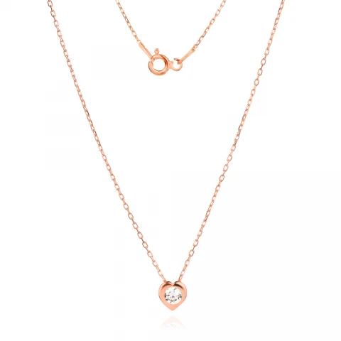 Сребърно колие Mini Heart