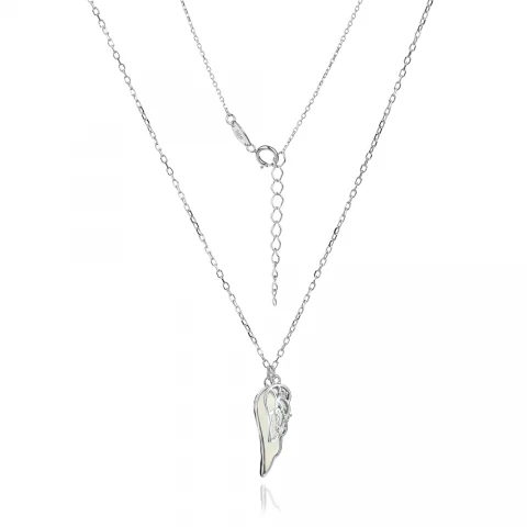 Сребърно колие Angel Wing